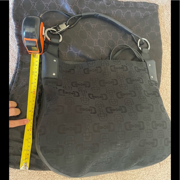 GUCCI Monogram Extra Large Hobo Black - Picture 4 of 5